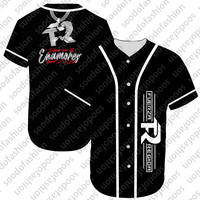 Chemises imprimées de logo personnalisé en usine de haute qualité en gros uniformes de baseball unisexes respirants de style mexicain américain