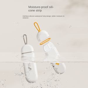 Portapillole in Silicone a Tre Scomparti Portatile per Uso Transfrontaliero, Piccole Dimensioni, Facile da Trasportare, per Uso Settimanale, Conservazione di Medicinali Domestici - Product Image 2