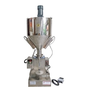 Machine de remplissage verticale semi-automatique CHINCAN A50 avec chauffage et agitation pour liquides visqueux et huiles - Product Image 1