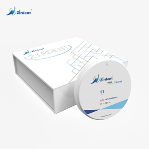 Zirconia dentaire certifiée CE Sinocera 100% pour laboratoire dentaire CAD/CAM, <span class=keywords><strong>prix</strong></span> direct usine Zirdent, translucidité 43%, résistance à la flexion 1200Mpa - Product Image 1