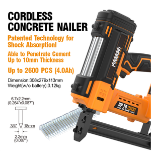 Engrapadora Inalámbrica Freeman de 16 Calibres y 20V con Batería de Iones de Litio <span class=keywords><strong>para</strong></span> Cercas Industriales y de Bricolaje, con Capacidad de hasta 2600 Grapas/Carga - Product Image 5