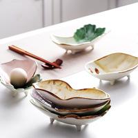 Service de table en céramique Chou-fleur en porcelaine fine Vaisselle Assiettes de présentation pour dîner/dessert pour mariage