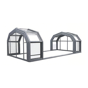 Hoja retráctil de PC <span class=keywords><strong>para</strong></span> jardín al aire libre moderno, carcasa <span class=keywords><strong>para</strong></span> solárium, Panel de <span class=keywords><strong>policarbonato</strong></span> móvil automático, cubierta <span class=keywords><strong>para</strong></span> piscina de invernadero, Parque - Product Image 3