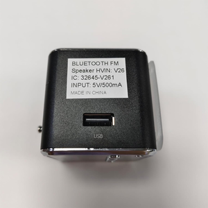 <span class=keywords><strong>Cube</strong></span> xách tay cho 5.0 kim loại Loa FM Đài phát thanh Màn hình hiển thị USB MP3 Máy nghe nhạc SD/TF hỗ trợ thẻ 500-1000mAh pin cho - Product Image 5