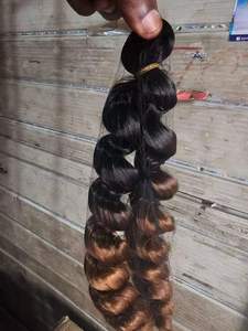 Estensioni per capelli ricci francesi a onda sciolta sintetica da 12 pollici, pre-stirate, per trecce all'uncinetto, per donne nere - Product Image 4