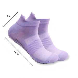 Women's Solid Color Anti-Slip Indoor Yoga Pilates Grip <b>Socks</b> Breathable Custom Logo <b>Socks</b> Sports Protective Gear All-Anti Slip - Product Image 3