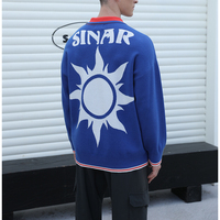 Pull hiver avec LOGO personnalisé tricots décontractés pour hommes à col ras du cou pull de football vintage polos pull tricoté jersey tricoté sur mesure