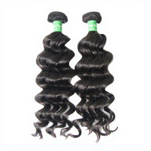 Perruques V-Part Pré-Collées Sans Colle Cheveux Humains Vierge Indiens Remy Lisses Yaki Relaxés Double Trame Faite à la Machine Permanente Toutes Couleurs 100g - Product Image 2