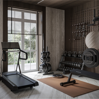 Service de conception personnalisée de salle de sport à domicile, plan de mise en espace pour petite salle de fitness dans un garage, projet de design d'intérieur intelligent pour salle de sport résidentielle