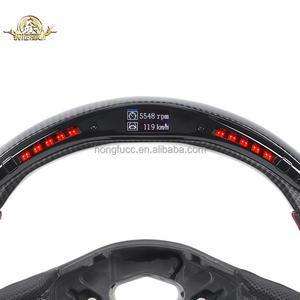 <span class=keywords><strong>Volante</strong></span> de Coche Personalizado de Fábrica, de Fibra de Carbono Real, Cuero Perforado, con LED, para Toyota Supra GR Supra <span class=keywords><strong>Mk5</strong></span> A90 - Product Image 3
