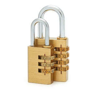 Serrure de voyage à combinaison en laiton à <span class=keywords><strong>code</strong></span> à 3 chiffres, <span class=keywords><strong>cadenas</strong></span> de sécurité anti-voleur à clé pour casiers de gymnastique, utilisation sûre, vente à chaud de 21-3 - Product Image 5