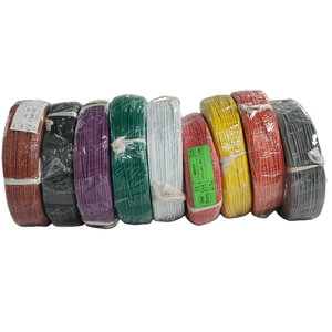 Câble en silicone W/S 18AWG 10 couleurs codées 0,75 mm² résistant à la chaleur ignifuge cuivre étamé pour le câblage électrique de bâtiment - Product Image 2