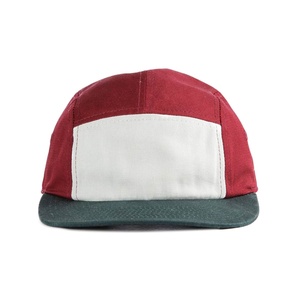 Gorras de Correr Personalizadas de 5 Paneles de Algodón, Gorras de Campo Rojas - Product Image 2