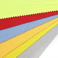 Tissu en maille micro-piqué 100 % polyester ignifuge, imperméable et respirant, teint en fil, effet œil-de-perdrix, pour la literie domestique