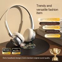 CR-20 Retro modis ABS untuk earphone Bluetooth dengan 5.4 IPX5 tahan air ANC tipe-c 32db/mw Chipset suara
