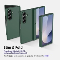 Protection de charnière et protection d'écran, béquille réglable, coque de téléphone rigide fine et durable antichoc pour Samsung Galaxy Z Fold 7