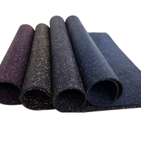 Umwelt freundliche Trainings geräte Matten Home Gym Fitness Mat 3-12Mm Gym Gummi Boden matte Rolle