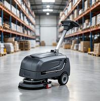 ST-X20 Autolaveuse à Batterie 20L/25L Réservoir Brosse 330mm Nettoyage Sol Commercial Supermarché