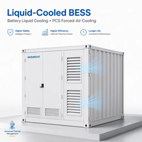 Kontainer Penyimpanan Energi VoltaNest 10ft 250kW 500kW 1MWh Pendingin Cairan LFP Tahan Api Luar Ruangan Sistem On Grid dan Off Grid Penyimpanan Baterai Surya