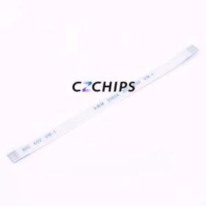 JS05A-08P-100-4-8 FFC Cable (Flexible Flat Cable) P=0.5mm Connector 8P 0.5mm 0.3mm Non-Inverting - Product Image 1