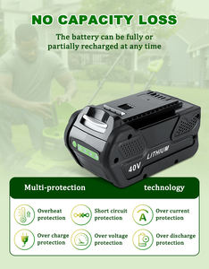 סוללת כלי עבודה חלופית למכסחת דשא 40V 3AH, סוללת ליתיום-יון 40V 3.0AH למכסחת דשא אלחוטית - Product Image 3