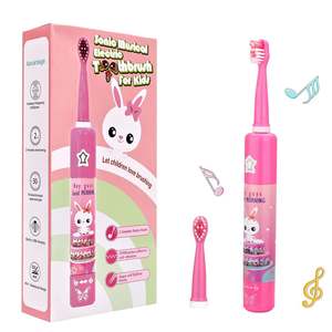 แปรงสีฟันไฟฟ้าสำหรับเด็กแบบอัตโนมัติ ดีไซน์<span class=keywords><strong>การ์ตูน</strong></span> ชาร์จผ่าน USB ยี่ห้อ OEM/Private Label  ขนแปรงนุ่ม 2/4/6/8 หัว ช่วยให้ฟันขาว - Product Image 4