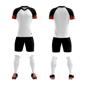Venta caliente Diseño personalizado Fútbol Jersey Uniformes <span class=keywords><strong>Precio</strong></span> barato Sublimación Impresión Fútbol Jersey Conjuntos Alta calidad Fútbol Desgaste - Product Image 5