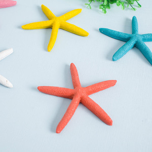 Décoration murale en résine en forme d'étoile de mer, 12 cm, mélange de couleurs, réutilisable, accessoire de toile de fond pour mariage - Product Image 3