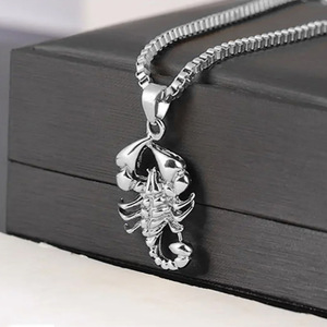 Collana con Ciondolo a Catena Grande per Uomo, Gioielli alla Moda per Uso Quotidiano, Regalo - Product Image 5