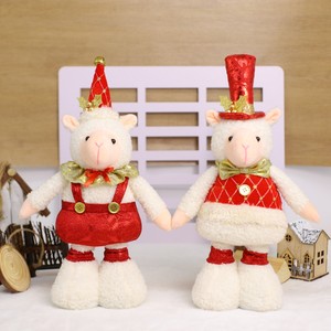 Bambola <span class=keywords><strong>di</strong></span> Peluche a Forma <span class=keywords><strong>di</strong></span> Pecora in Cotone Bianco, Design Moderno, Decorazione Natalizia <span class=keywords><strong>per</strong></span> Interni, Giocattolo <span class=keywords><strong>per</strong></span> Soggiorno <span class=keywords><strong>per</strong></span> Bambini e <span class=keywords><strong>Adulti</strong></span> - Product Image 3