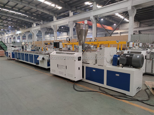 Gỗ nhựa composite hồ sơ sản xuất máy <span class=keywords><strong>WPC</strong></span> Panel tường, Ốp chân tường Hội Đồng Quản trị, dải, thanh máy làm - Product Image 2