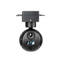 Kamera Gimbal UAV Mini 3 Axis A609R 2MP EO 640X512 IR Thermal AI Tracking 1200m Laser Rangefinder Drone Payload