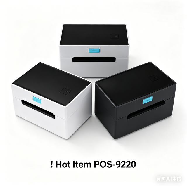 ZJprinter ZJ-9220 4-Inch USB Thermal Label Printer 203dpi 4x6 Sticker Barcode Packaging 108mm Bill Desktop Office Shipping Stock