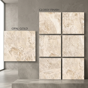 กระเบื้องปูพื้นพอร์ซเลนเคลือบเงา Pietra Gray Stone Look ผิวมันเงาพรีเมียม ขนาด 32x32 นิ้ว ดีไซน์ร่วมสมัย - Product Image 5