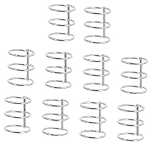<span class=keywords><strong>Anneaux</strong></span> de <span class=keywords><strong>reliure</strong></span> de calendrier à 3 trous en métal, or/argent/noir, multi-tailles, pour album/carnet/classeur d'affaires - Product Image 4
