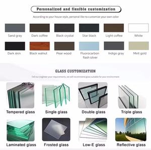 ZEKIN <strong>Windows</strong> and Doors USA Ultra Narrow Glass Tilt and Turn Swing <strong>Window</strong> Hurricane Impact Aluminum Slim Frame Casement <strong>Windows</strong> - Product Image 6