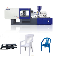 Machine de moulage par injection haïtienne d'occasion Machine de fabrication de bureau de 250 tonnes Servo Horizontal PLC Motor Pump Gearbox Bearing