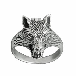 Anelli in Titanio di Vari Stili, Gioielli a Forma di Testa di Lupo, Anelli Religiosi da Biker e Massonici per Uomo alla Moda - Product Image 2