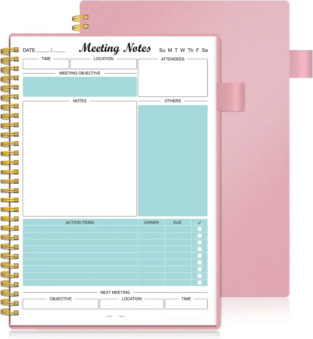 2024 gündem planlayıcısı toplantı notları İş gündem günlüğü planlayıcısı için not defteri toplantı defter