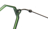 PES13 Lunettes à la mode en acétate polygone Monture Hommes Femmes Lunettes transparentes optiques pour myopie Lunettes de prescription de luxe en tortue
