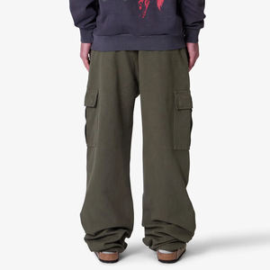 Осенние Большие размеры от производителя, мешковатые брюки-карго с широкими штанинами, мужские брюки-карго - Product Image 4