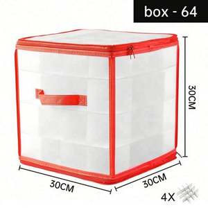<b>Christmas</b> Bauble Storage Decor <b>Boxes</b> Decoration <b>Boxes</b> Home Storage Container - Product Image 3