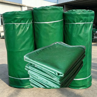 Bâche en PVC plastique pour couverture de camion, couverture de tente, bâche imperméable en PVC enduit, bâche renforcée unie