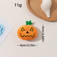 Jouets pour chats en peluche interactifs en forme de citrouille avec herbe à chat, vente en gros, jouets pour chats d'Halloween