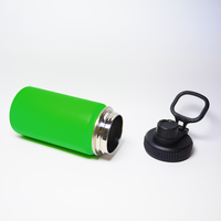 Bouteille de boisson à double paroi avec logo de couleur personnalisé bouteille d'eau thermique en acier inoxydable pour le sport bouteille d'eau à large ouverture pour l'extérieur
