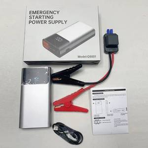 Démarreur de <span class=keywords><strong>voiture</strong></span> portable avec <span class=keywords><strong>pinces</strong></span> de sécurité intelligentes, courant de crête 1500A, chargeur de <span class=keywords><strong>batterie</strong></span> de <span class=keywords><strong>voiture</strong></span> 10000mAh pour véhicules essence et diesel 12V - Product Image 2