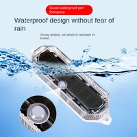 YFL CAR LED solaire charge arrière avertissement clignotant lumière stroboscopique avec lampe de stationnement automatique réglable Installation Plug-and-Play