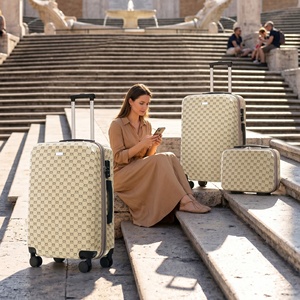 Ready Stock in USA Free Shipping 5-Piece Hardside Luggage Set , 14/16/20/24/28 Inch ABS Spinner <b>Suitcases</b> Support Dropshipping - Product Image 4