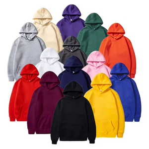 Haute qualité personnalisé pull à capuche sweats 100% coton Polyester plaine à capuche crochet armure pour hommes femmes automne saison - Product Image 4
