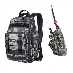 Mochila Bandolera Multifuncional Impermeable para Pesca, Bolsa de Pecho Táctica con Camuflaje, Equipo para Exteriores YUYUE FISHING MTS-167, Poliéster de Una Capa - Product Image 2